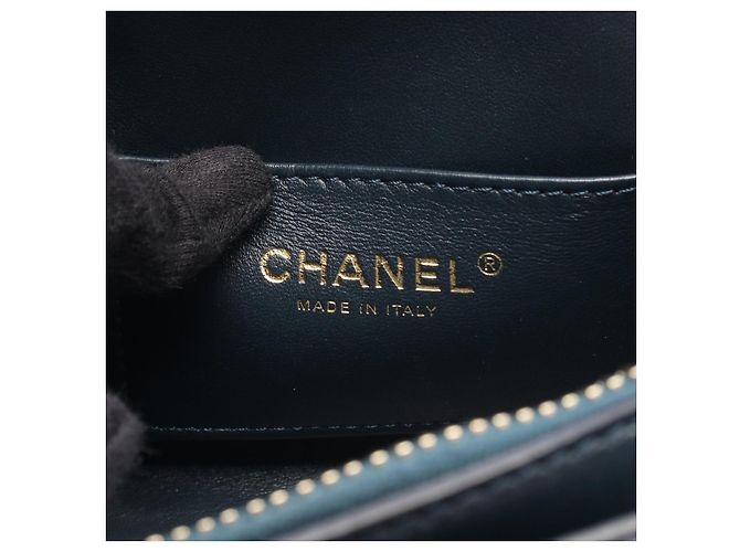 Borsa a tracolla in pelle CHANEL Chevron V Stitch - vista 4