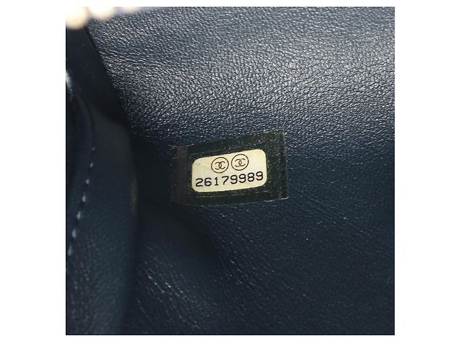 Borsa a tracolla in pelle CHANEL Chevron V Stitch - vista 5