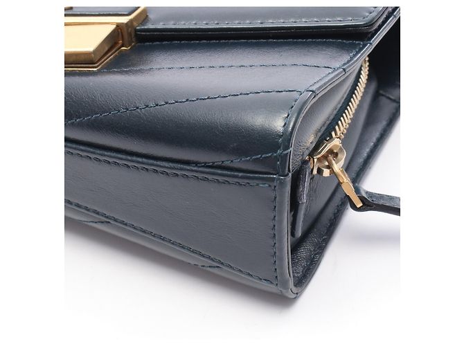 Borsa a tracolla in pelle CHANEL Chevron V Stitch - vista 7