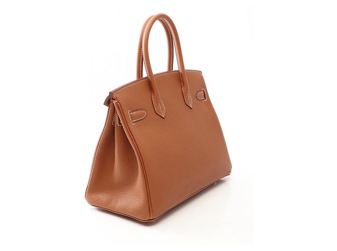 Hermès Birkin 30 Togo Pelle Marrone - vista 2