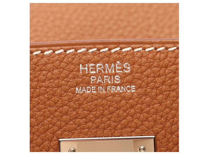 Hermès Birkin 30 Togo Pelle Marrone - vista 4