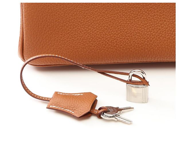 Hermès Birkin 30 Togo Pelle Marrone - vista 5