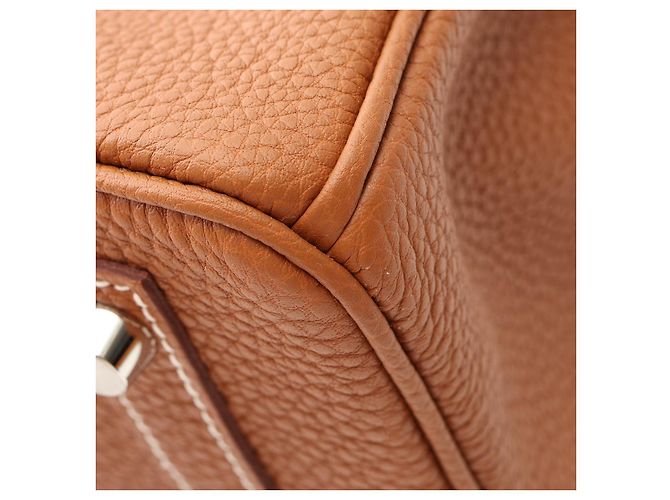 Hermès Birkin 30 Togo Pelle Marrone - vista 6