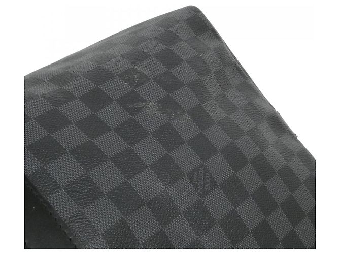 Louis Vuitton Keepall Bandouliere Damier Graphite Boston Bag - vue 3