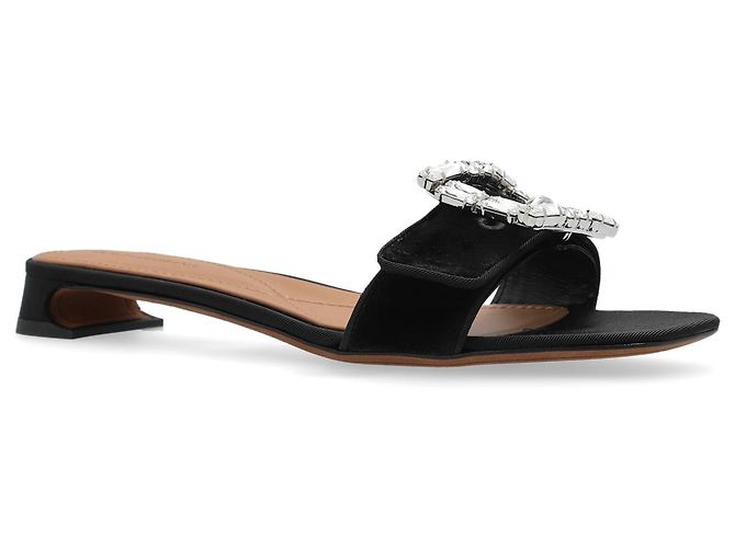 Mules in velluto nero Dolce & Gabbana - vista 2