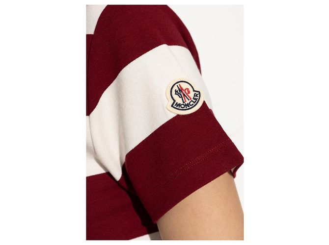 Moncler Logo Polo Rot - Ansicht 3