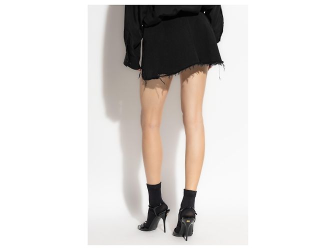 Balenciaga Kurzer Rock mit `vintage` Effekt - Ansicht 2