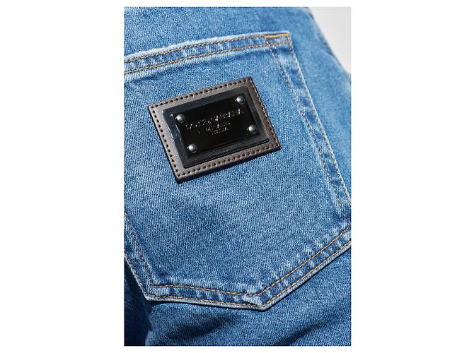 Jeans Slim Fit Carrot Dolce & Gabbana Blu - vista 3