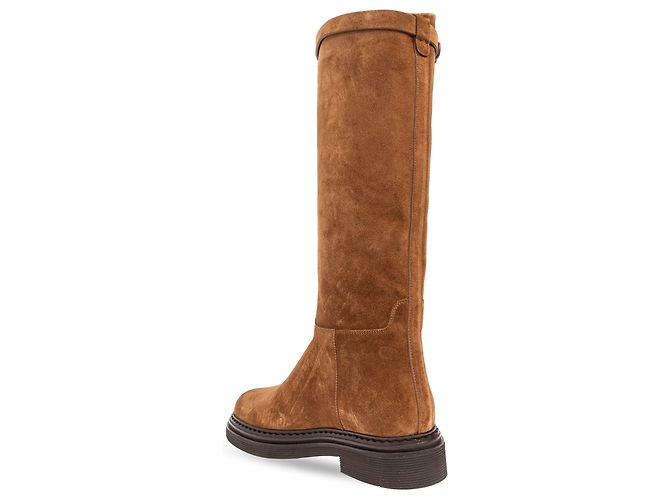 Botas altas de gamuza marrones Dolce & Gabbana - vista 3