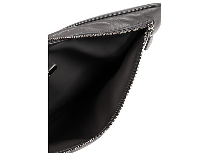 Dolce & Gabbana Porte-documents en cuir gris - vue 3