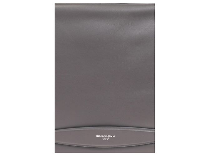 Dolce & Gabbana Porte-documents en cuir gris - vue 4