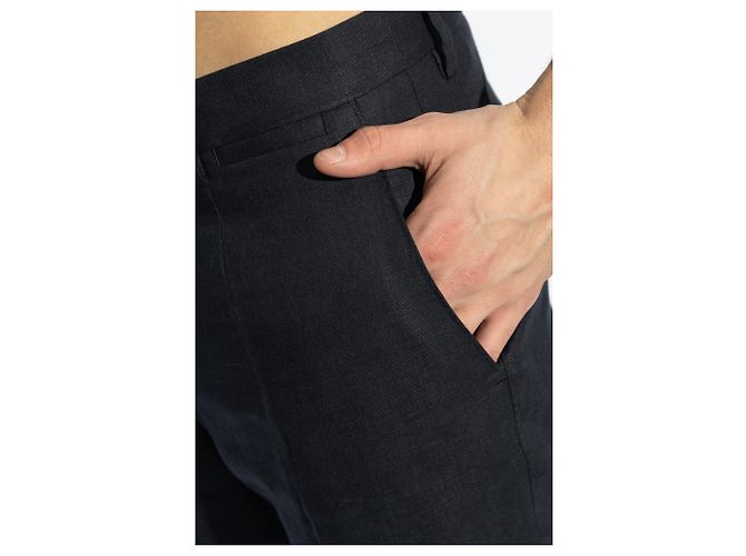 Dolce & Gabbana Plissierte Leinenhose - Ansicht 3