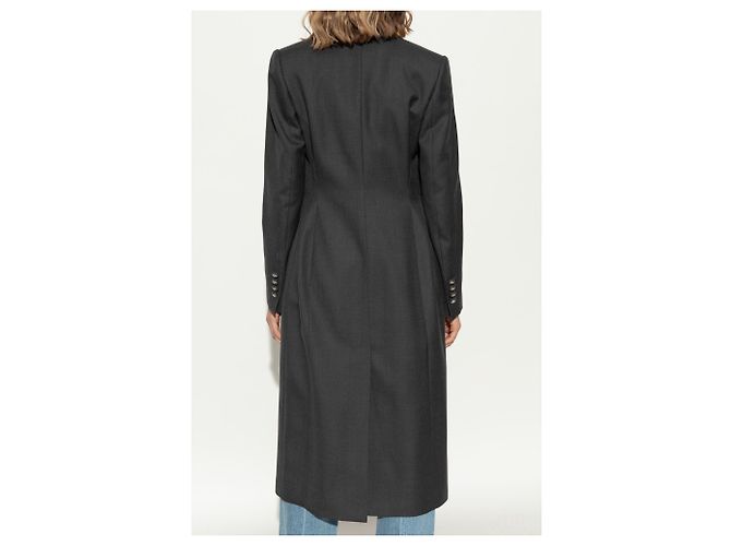 Dolce & Gabbana grey wool double-breasted coat - view 2