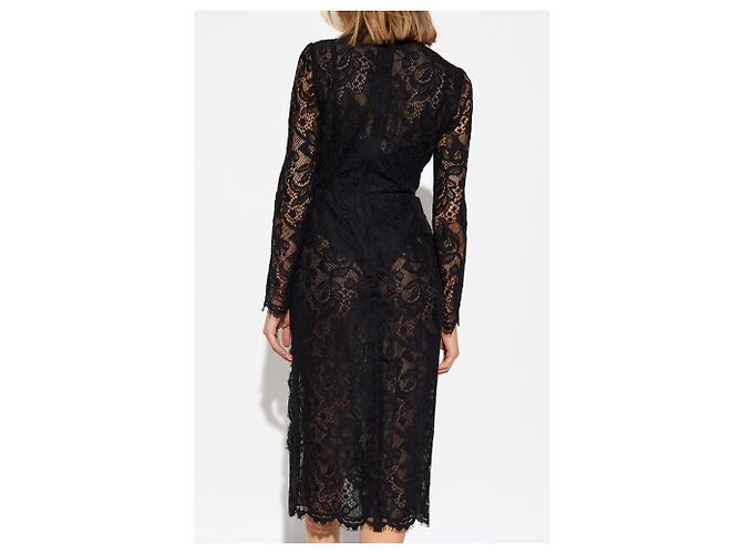 Dolce & Gabbana Schwarzes Spitzenkleid - Ansicht 2