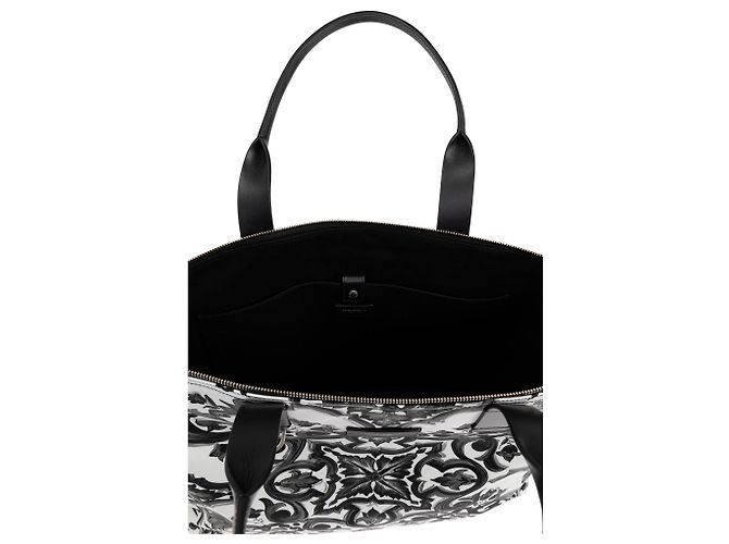 Dolce & Gabbana Borsa shopper con stampa 'Majolica' - vista 3