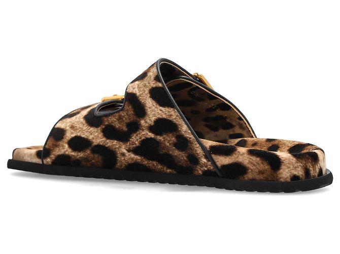 Dolce & Gabbana Ciabatte con stampa animalier - vista 3