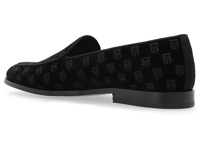 Dolce & Gabbana Loafers aus schwarzer Baumwolle - Ansicht 3