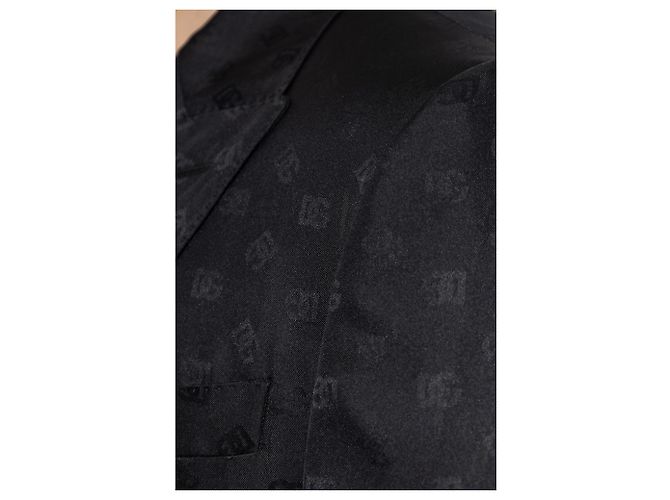 Dolce & Gabbana Silk blazer with monogram - view 3