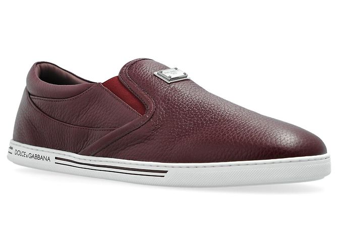 Dolce & Gabbana Scarpe slip-on in pelle - vista 2