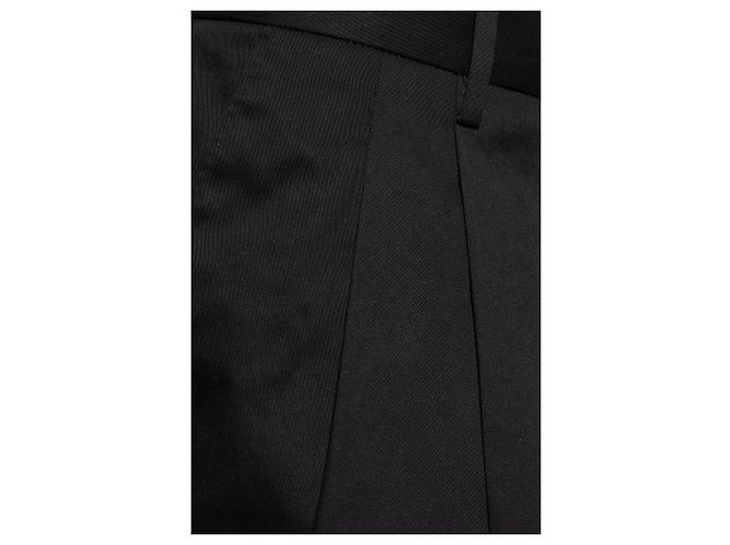 Dolce & Gabbana Schwarze Bügelfaltenhose aus Baumwolle - Ansicht 3