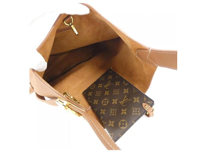 Borsa a tracolla Hobo Low Key in pelle di vitello Louis Vuitton - vista 7