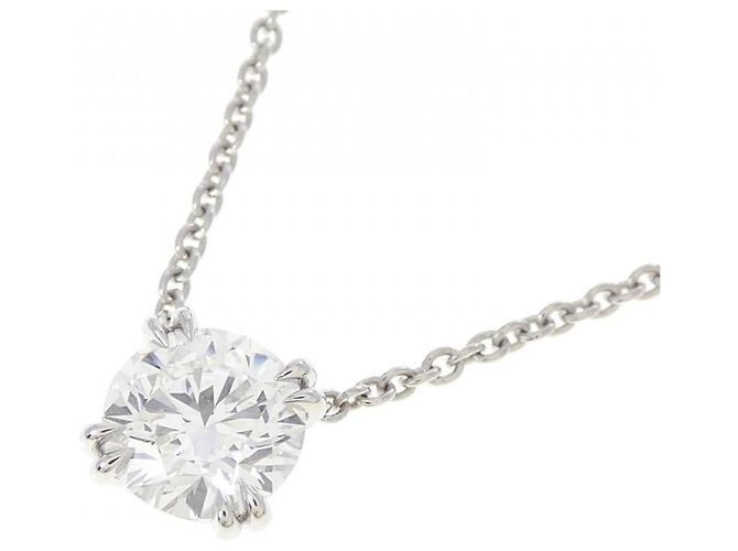 Collana Harry Winston in platino e diamanti - vista 3