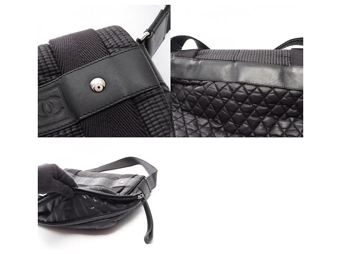 Borsa a tracolla CHANEL Coco Mark Sport in nylon - vista 10