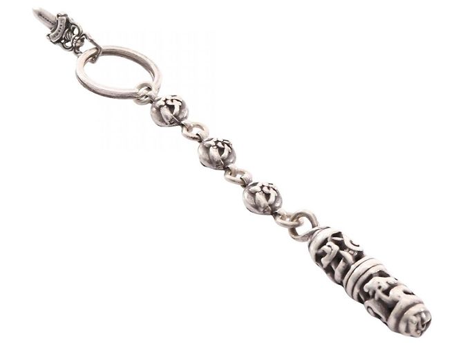 Portachiavi Chrome Hearts Celtic Roller Silver - vista 2