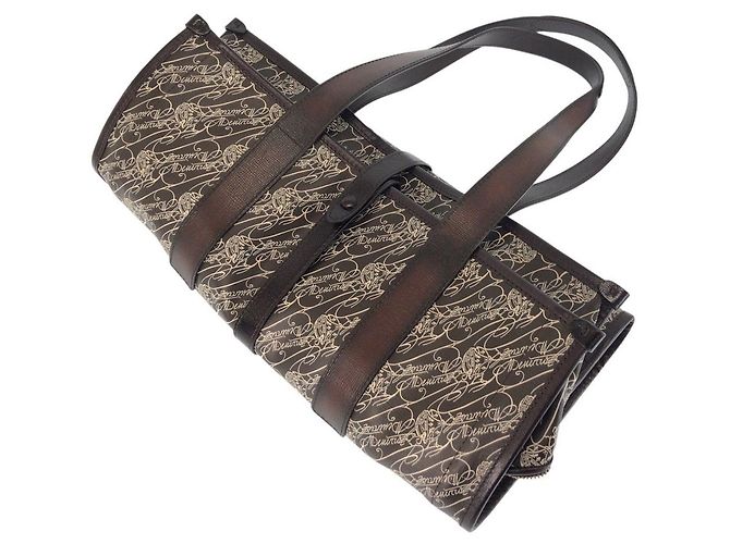 Borsa tote 2way Berluti Toile Marbeuf Calligraphy - vista 6