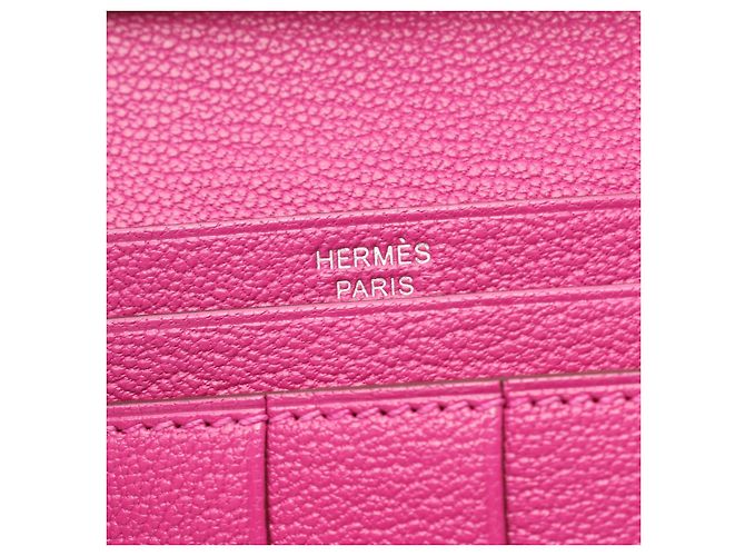 Béarn Hermès Portafoglio lungo Hermes Bearn Souffle Chevre - vista 5