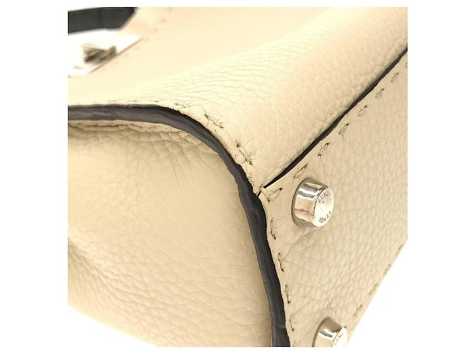 Borsa Fendi Selleria Peekaboo in vitello - vista 2