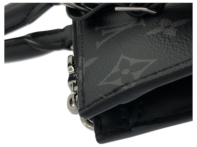 Louis Vuitton Sac Plat Cross Monogram Eclipse Shoulder Bag - vista 6
