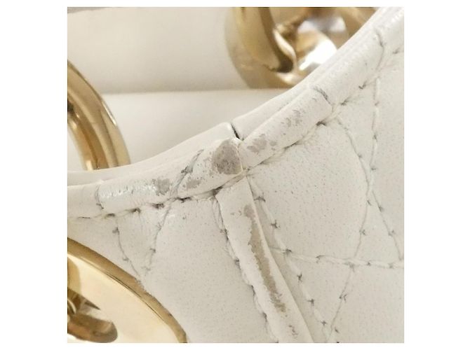 Borsa a tracolla Lady Dior Mini in pelle d'agnello Christian Dior - vista 6