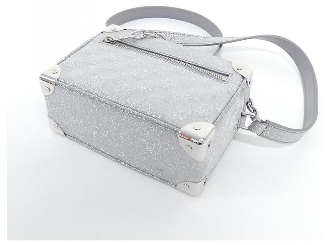 Borsa a tracolla Louis Vuitton Damier Glitter Mini Soft Trunk - vista 3