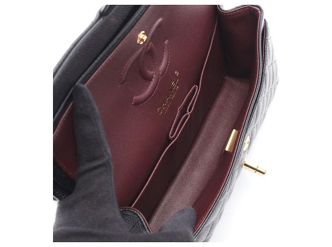 Borsa a tracolla Chanel Matelassé in vitello martellato - vista 3