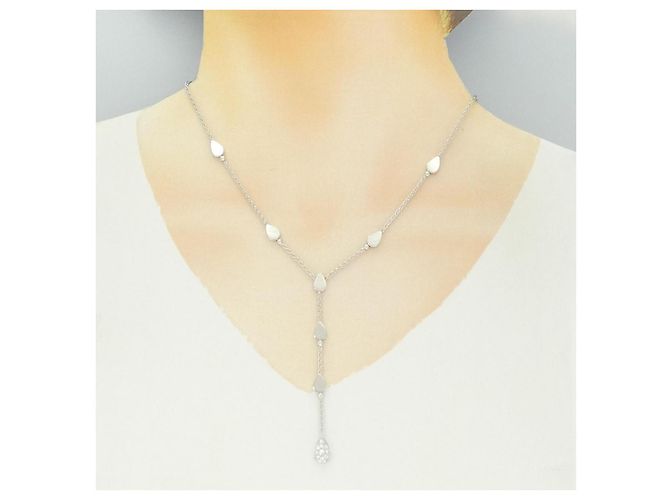 Collana Piaget Magic Reflection in Oro Bianco 750 e Diamanti - vista 5