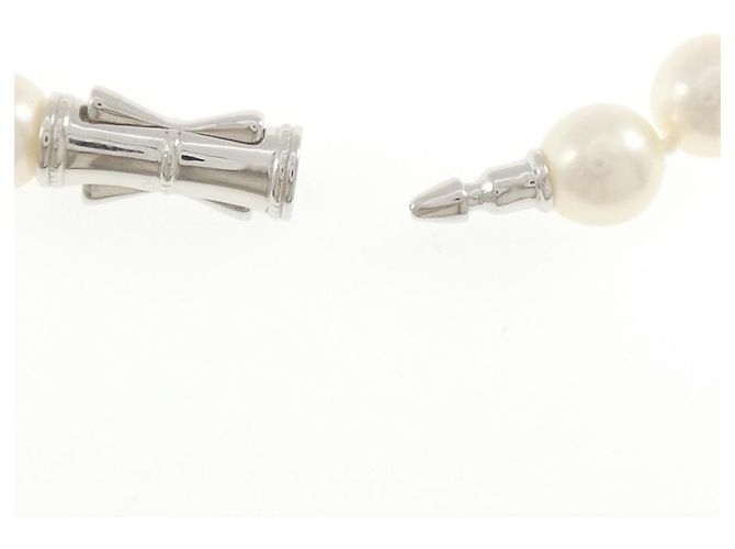 Collana Tasaki in perle Akoya e argento - vista 4