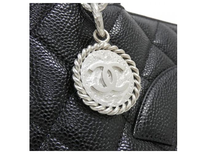 Borsa Chanel in pelle Caviar - vista 5