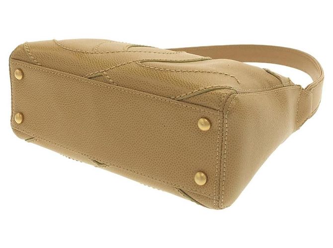 Borsa a tracolla Chanel in pelle Caviar - vista 2