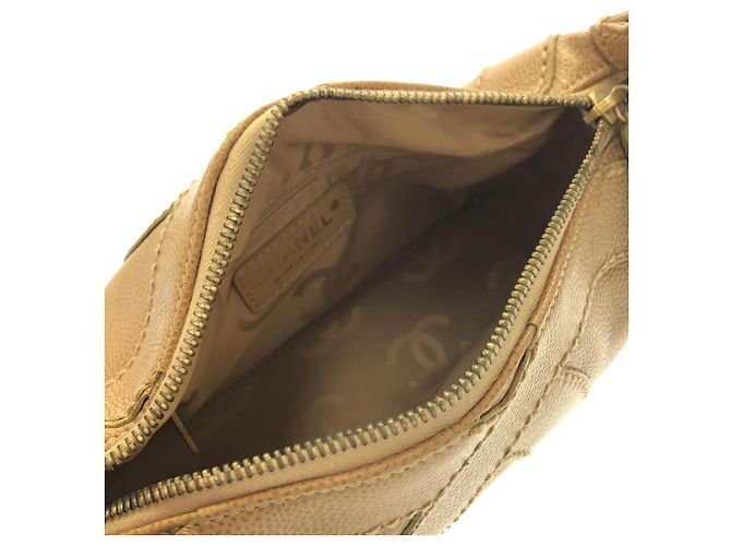 Borsa a tracolla Chanel in pelle Caviar - vista 8