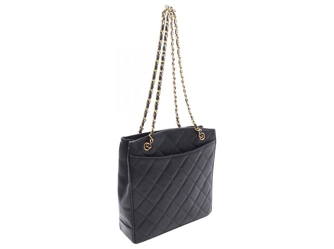 Borsa Tote Chanel Matelasse in vitello martellato - vista 2