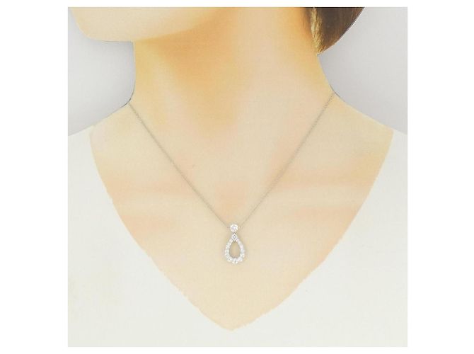 Collana Harry Winston Loop Extra Large in platino e diamanti - vista 6