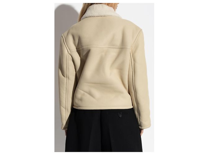 Jacquemus Doppelreihiger Shearling-Mantel - Ansicht 2
