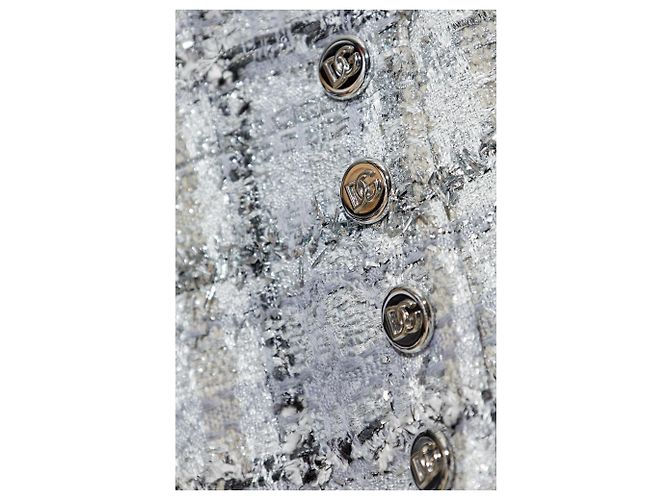 Dolce & Gabbana Ärmelloses Tweed-Kleid - Ansicht 3