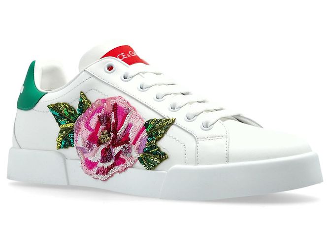 Dolce & Gabbana Sneaker aus Leder Weiß - Ansicht 2