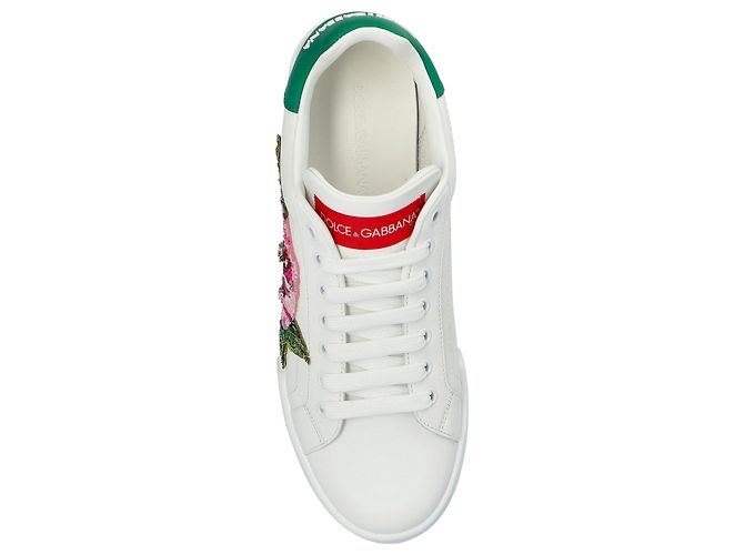 Dolce & Gabbana Sneaker aus Leder Weiß - Ansicht 4