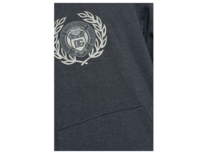 Dolce & Gabbana Hoodie aus Baumwolle in Grau - Ansicht 3