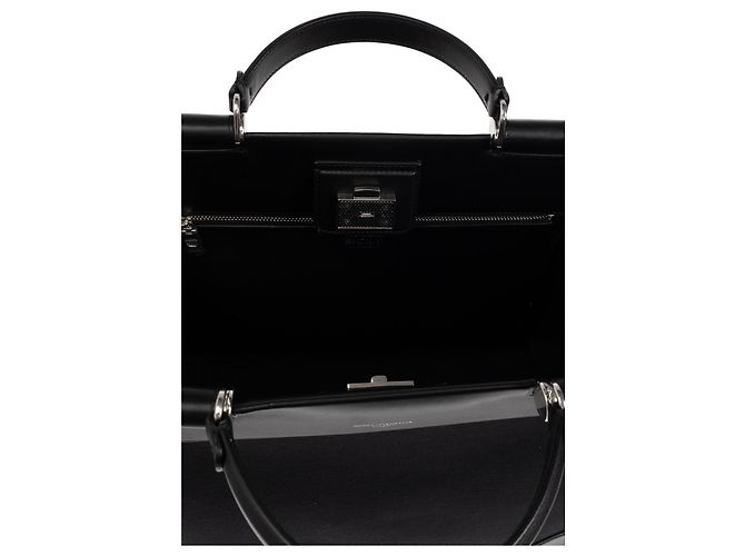 Dolce & Gabbana Borsa in pelle nera - vista 3
