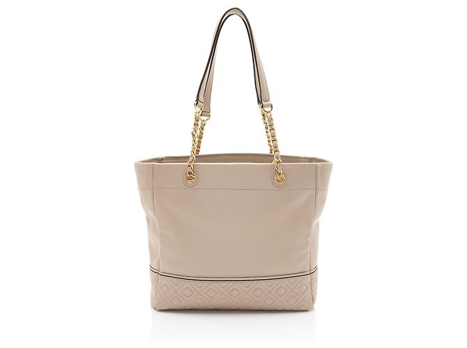Tote Fleming Chain em couro Tory Burch - vista 3