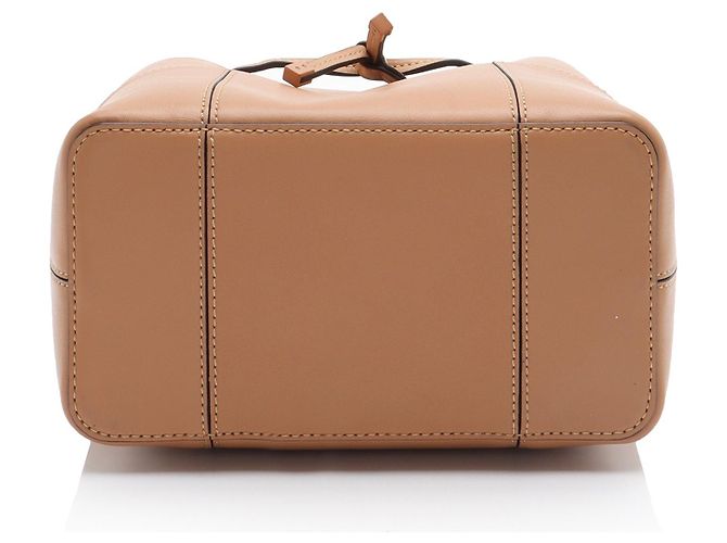 Borsa a Secchiello Piccola Tory Burch Leather Block T - vista 4